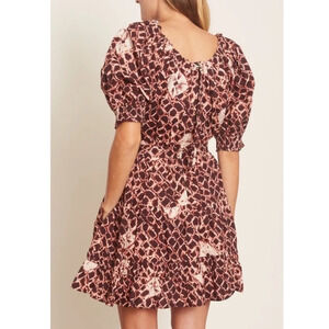 Ulla Johnson Celia Mini Dress in Henna
